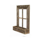 22x18 Rustic Weatered Grey Window Frame with Planter-0