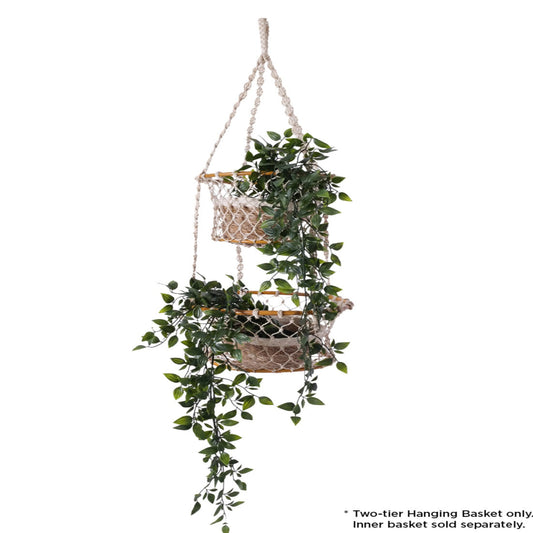 Jhuri Double Hanging Basket | Azucena nursery